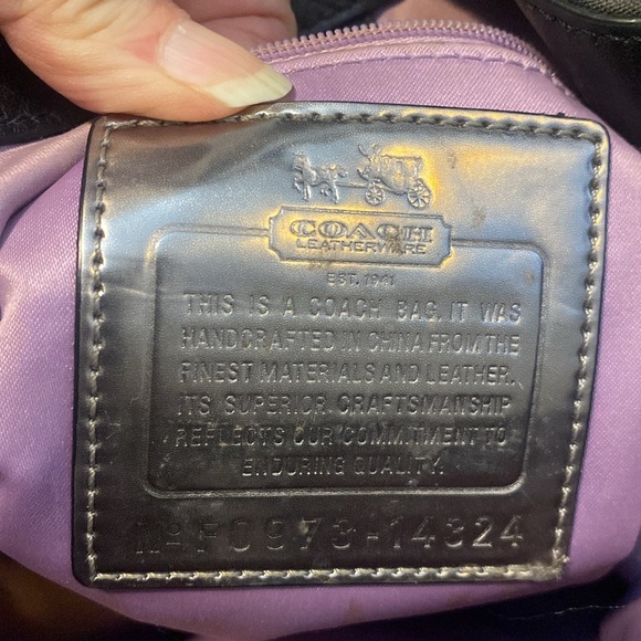 Coach black large bag - Picture 6 of 12